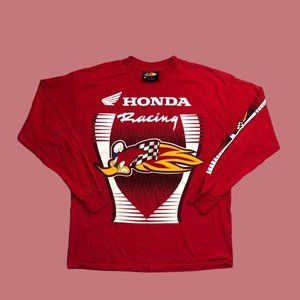 Vintage Honda Racing Woody the Woodpecker longsleeve Tee